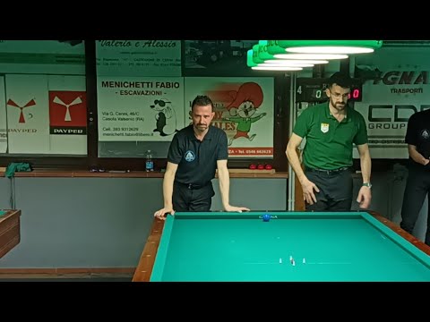 CAMPIONATO ITALIANO A COPPIE 1a CATEGORIA - FINALE - MORINI D./SANDONI G. vs PERUGINI F./VANNI E.