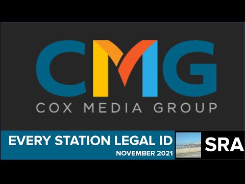Cox Media Group Every Radio Station Legal ID (November 2021)