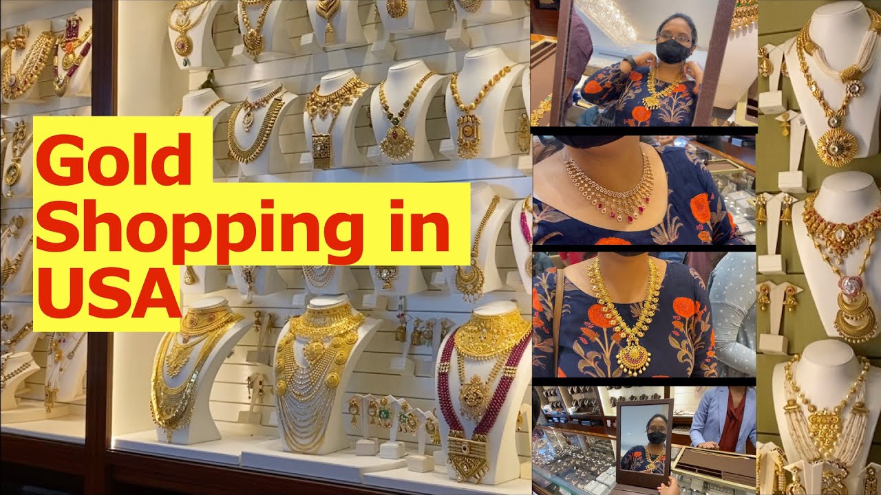Watch video Gold and Diamond Jewelry Shopping in USA | Gold Cost | Keerthi Telugu Vlogs in USA Now Gold and Diamond Jewelry Shopping in USA | Gold Cost | Keerthi Telugu Vlogs in USA