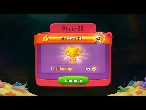 @Fishdom Atlantis Cup Stage 22 - Hard Stage 23