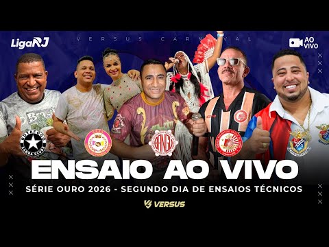 ENSAIO TÉCNICO SÉRIE OURO 2026 AO VIVO - BOTAFOGO, ACARI, BANGU, UNIÃO DE MARICÁ E UNIÃO DA ILHA