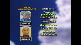 Joseph St. Prix ~ Medium Obituary