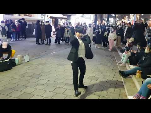 20221227 홍대 전 엠와이엠(MYM) 멤버 (Yu Kagawa 카가와 유-효진-신화) 버스킹 01 - GAMBLER _ MONSTA X