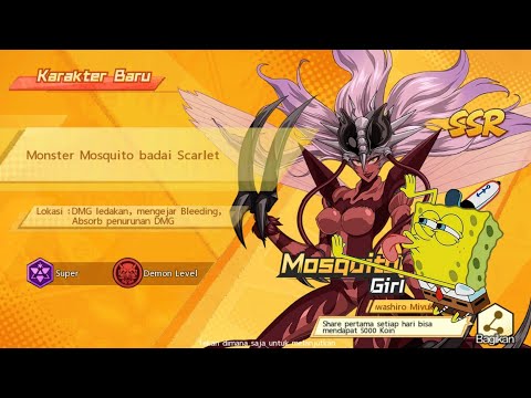 Gacha Red Mosquito Girl Singel Target Terkuat | One punch man the strongers