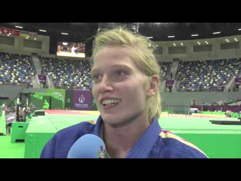 European Games Baku 2015: Interview mit Szaundra Diedrich -70kg