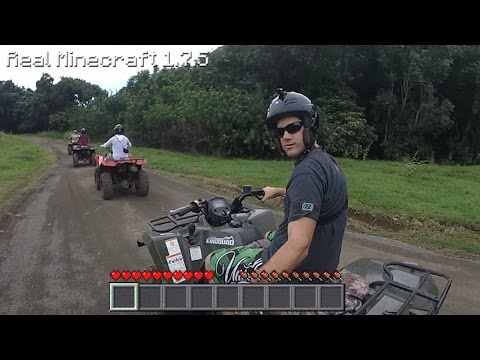 Insane Real Life Minecraft ATV Adventure