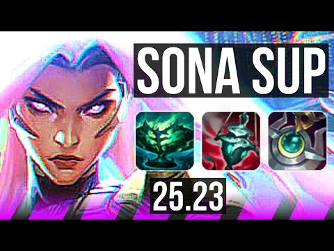 SONA & Ezreal vs SORAKA & Aphelios (SUP) | EUW Master | 25.23