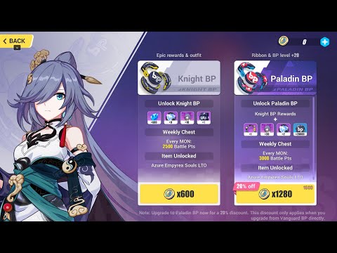 Battle Points / Pass Are Actually Better Than Buying Crystals Honkai Impact 3rd