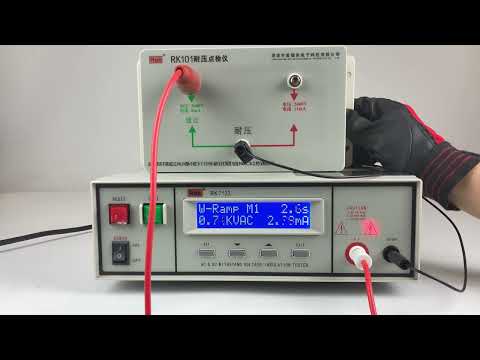 REK RK7122 Programmable Withstanding Voltage Tester AC:0-5 DC:0-6KV AC:0.10-12.00 DC:0.10-5.00mA