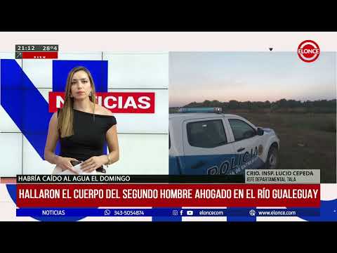 Hallaron el cuerpo del segundo hombre ahogado en el Rio Gualeguay - 06/01/2026