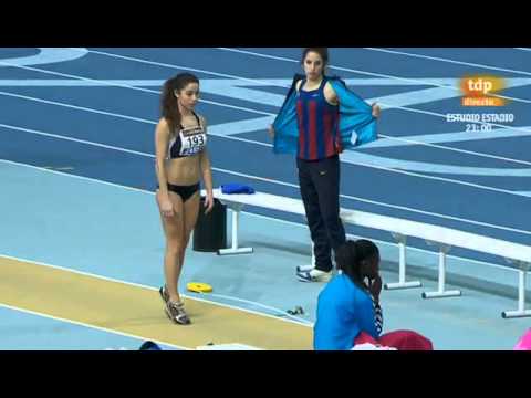 Salto de longitud femenino Campeonato de España 2013 en pista cubierta