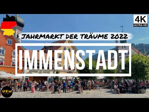 🇩🇪 IMMENSTADT IM ALLGÄU | JAHRMARKT DER TRÄUME 2022| 4K | Walking through the town center