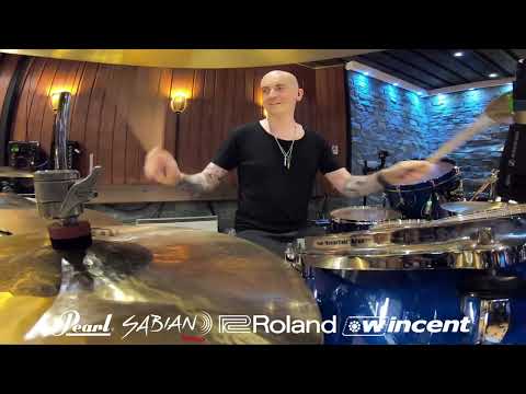 CROWNSHIFT 'A World Beyond Reach' live drumcam playthrough