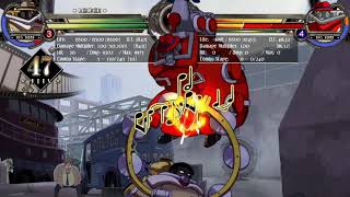 Skullgirls - Big Band/Big Band corner combo against Big Band