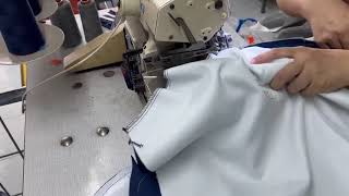 Overlock stitch sewing