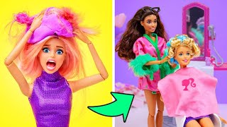 Amazing Makeover Transformation! 😍👗 DIY Salon for Your Dolls