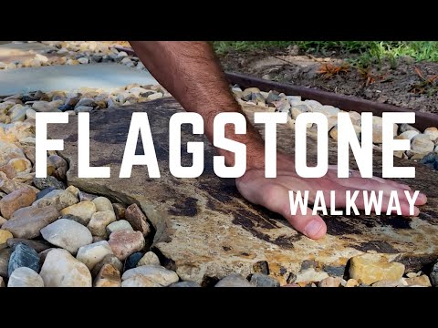 How to Build A Flagstone Walkway (without concrete)