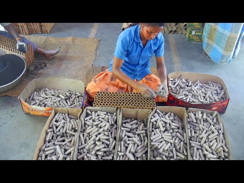 Favorite 240 Sky Shots Making Full Process in Fireworks Factory | Festival Celebrations