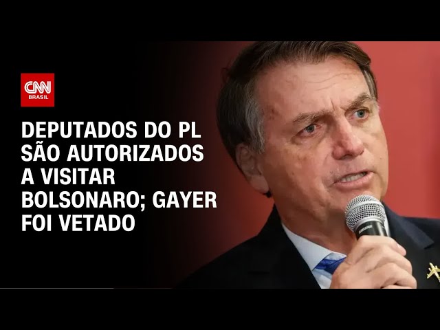 Moraes autoriza visitas de deputados do PL a Bolsonaro| CNN PRIME TIME