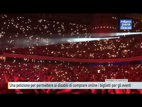 Una petizione per permettere ai disabili di comprare online i biglietti per gli eventi