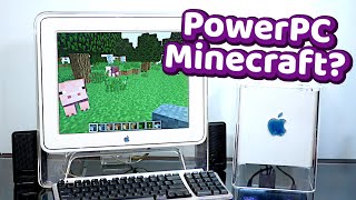 Playing Minecraft on a 21 Year Old Apple G4 Cube