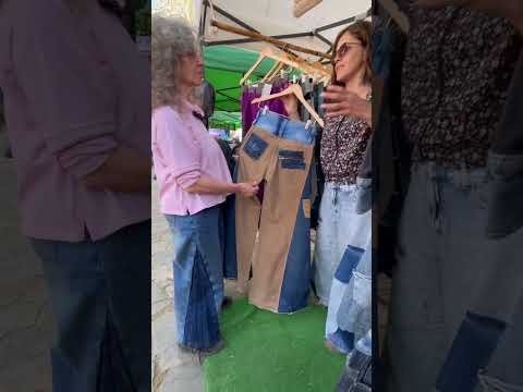 TRANSFORMA ropa en DESUSO en nuevos diseños👏🤩Feria artesanal  Villa de las Rosas,Córdoba,Argentina