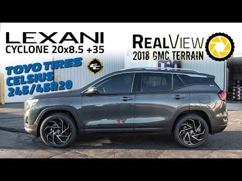 RealView - 2018 GMC Terrain w/ 20x8.5 Lexani Cyclones & 245/45 Toyo Celsius