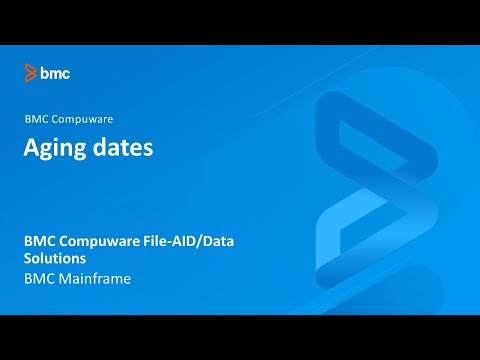 BMC Compuware File-AID/Data Solutions - Aging dates