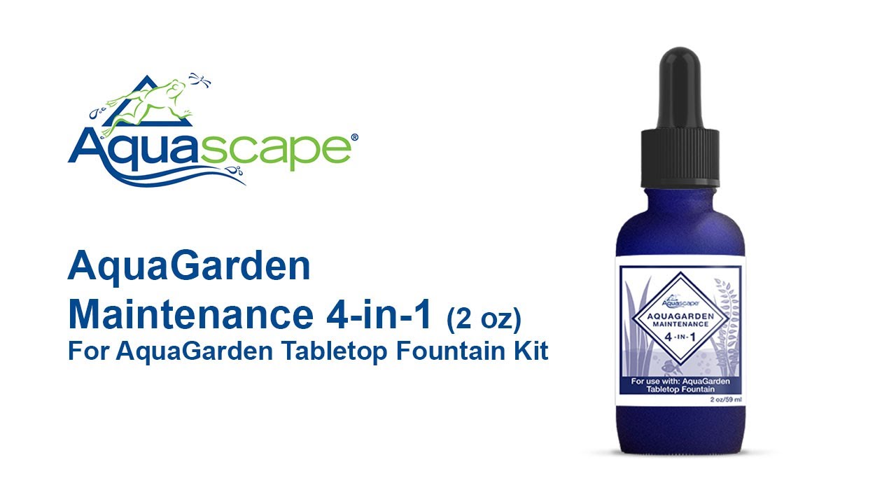 4 in 1 AquaGarden Maintenance Solution 2oz