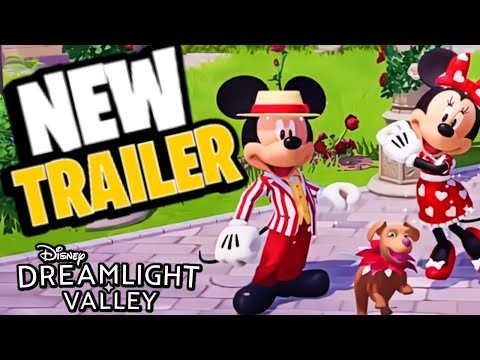 Paw-Fect Romance Star Path TRAILER! [Flower Puppy & Tony's Restaurant] | Dreamlight Valley