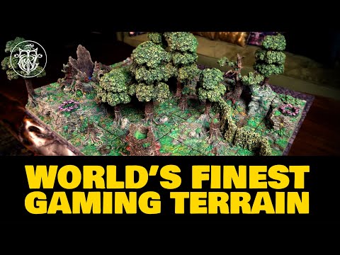 The World's Finest Gaming Terrain! Dwarven Forge Review: Dreadhollow Forest.