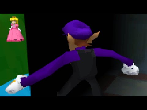 Funny Waluigi Door Glitch with PEACH! Super Mario 64 DS Never Was 100% Walkthrough Part 13 Gameplay