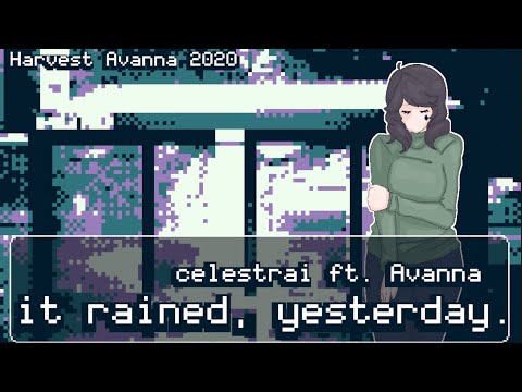 it rained, yesterday.