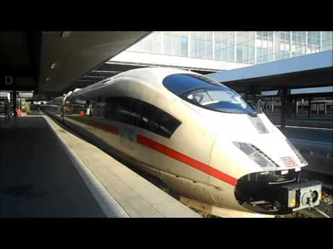Abfahrt eines ICE 3 am Münchner Hauptbahnhof