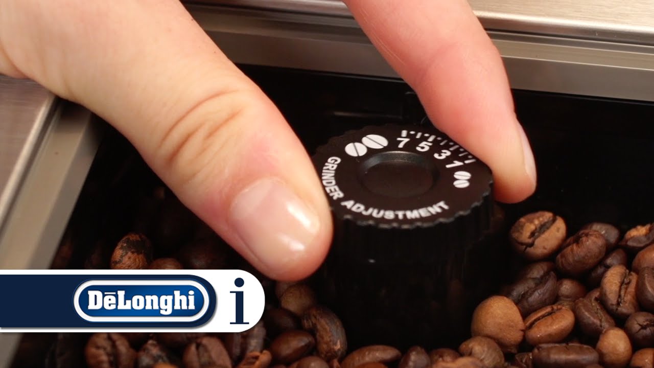 How to adjust the coffee mill of your De'Longhi PrimaDonna Elite ECAM 650.75 coffee machine