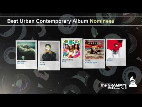 Best Urban Contemporary Album Nominees | The 59th GRAMMYs