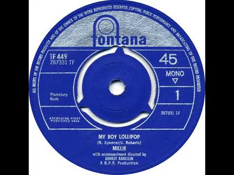 UK New Entry 1964 (60) Millie - My Boy Lollipop