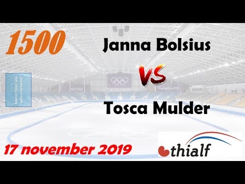 Janna Bolsius vs Tosca Mulder 1500 Thialf 20191117