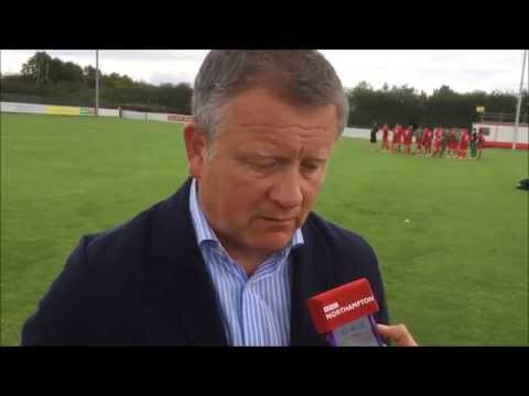 Chris Wilder on the Maunsell Cup win at Brackley Town, 25/07/15