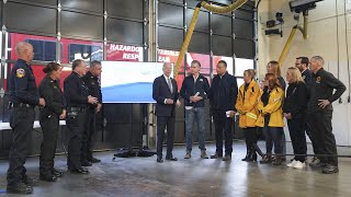 拜登：雖然火災很可怕，但是好消息我當曾爺爺了