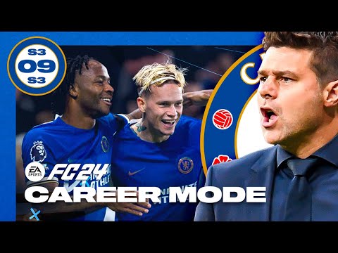 INSANE STERLING SOLO GOAL!! FC 24 CHELSEA CAREER MODE S3 EP9