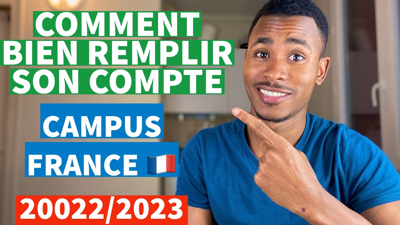 Comment s’inscrire correctement sur compte campus France 🇫🇷 / Etudes en France