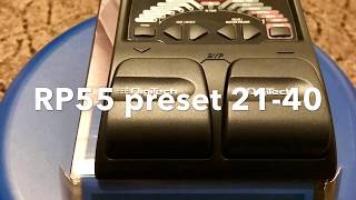 Video thumbnail for Demo of Digitech RP55 Preset 21-40 Factory Default by vincent ryan borres