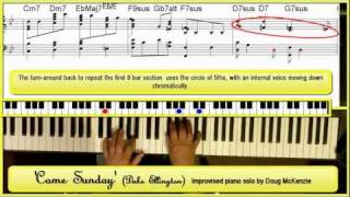 &#39;Come Sunday&#39; - Duke Ellington - jazz piano tutorial