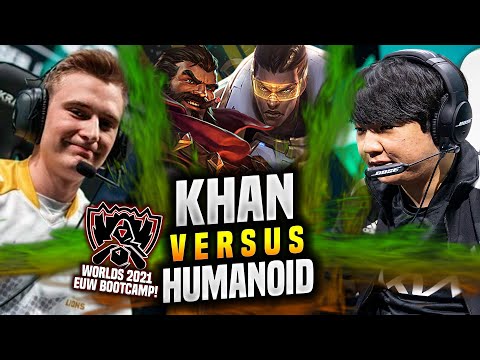 DK KHAN vs MAD HUMANOID in WORLDS BOOTCAMP EUW! - DK Khan Plays Lucian TOP vs Graves! |
