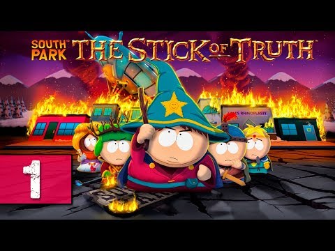 South Park Stick of Truth Walkthrough Part 1 - New Friends FACECAM Lets Play / South Park