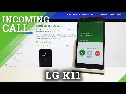 Incoming Call in LG K11 – Incoming Call Options