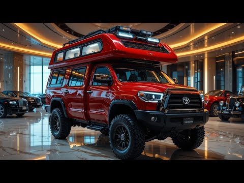 Toyota’s Futuristic Red Camper 4x4 Is the Ultimate Dream Machine