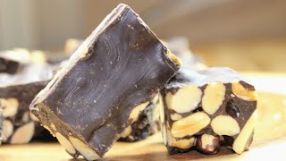 DryFruit Dark Chocolate Fudge At Home!Healthy Snack Ideas Ammaduletscookvantalu
