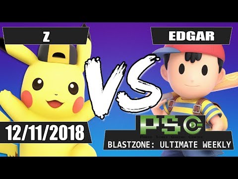PSG Blastzone: Z (Pikachu) vs Edgar (Ness/Palutena) - Winners Round 3